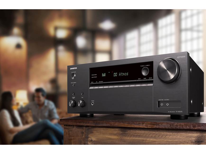 Onkyo TX-NR595 (2019 model) 7.2-channel home theatre receiver with