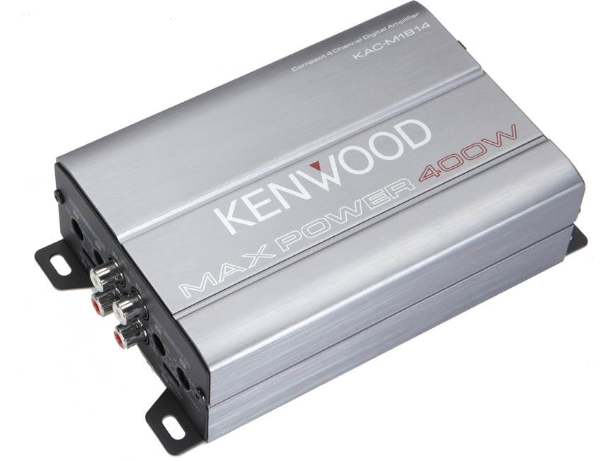 Kenwood KAC-M1814 Compact 4-channel amplifier — 45 watts RMS x 4