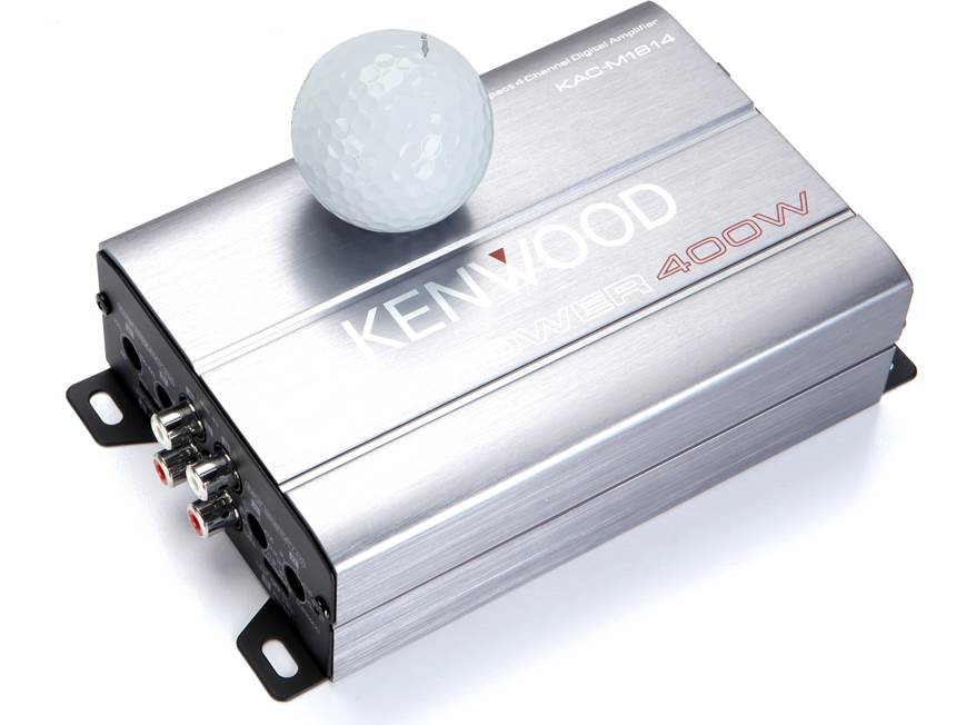 Kenwood KAC-M1814 Compact 4-channel amplifier — 45 watts RMS x 4