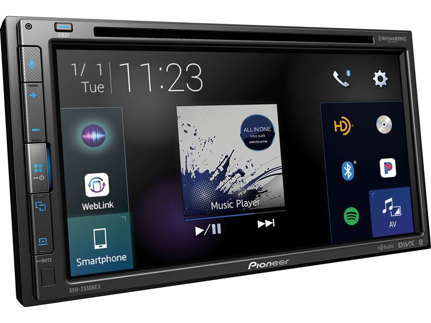 Pioneer AVH-2550NEX DVD receiver at Crutchfield Canada