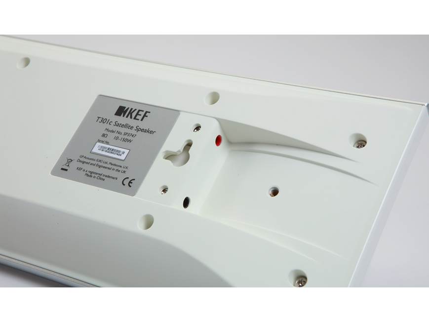 KEF T301C (White) Ultra-thin wall-mountable centre channel speaker