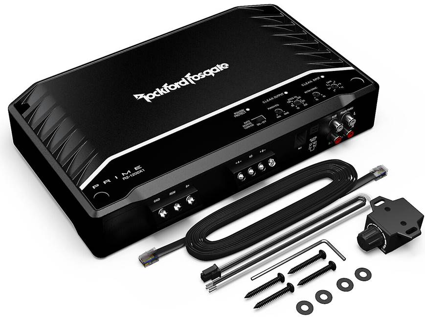 Rockford Fosgate R2-1200X1 Prime Series mono subwoofer amplifier