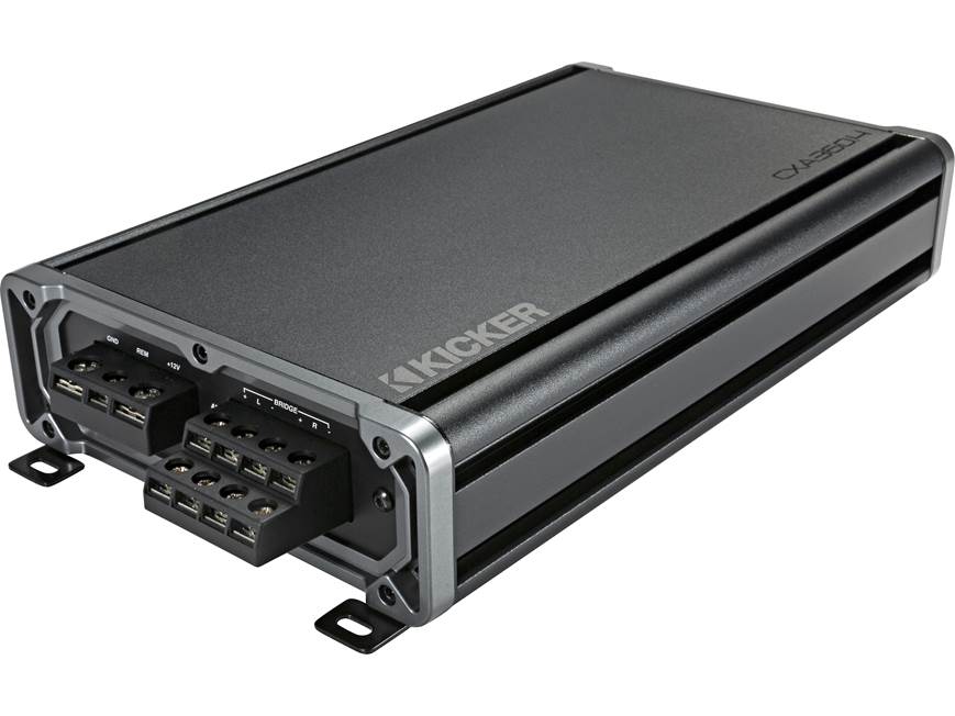 Kicker 46CXA360.4 CX Series 4-channel car amplifier — 65 watts RMS