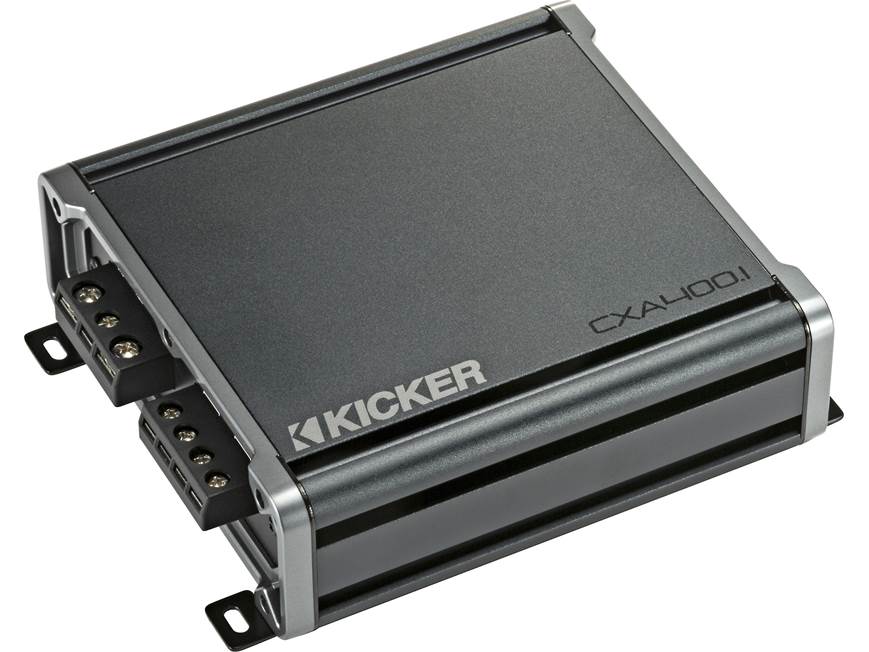 Kicker 46CXA400.1 CX Series mono subwoofer amplifier — 400 watts