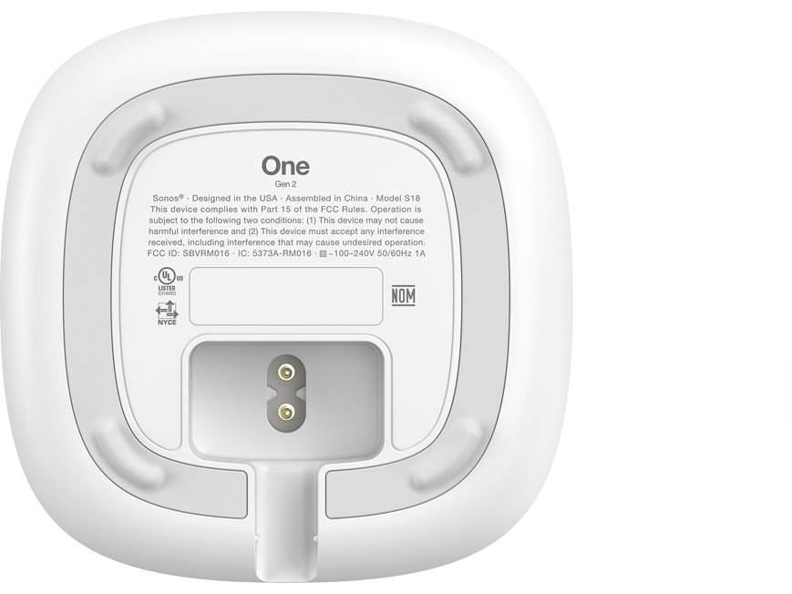 Sonos One (White) Wireless streaming smart speaker with built-in