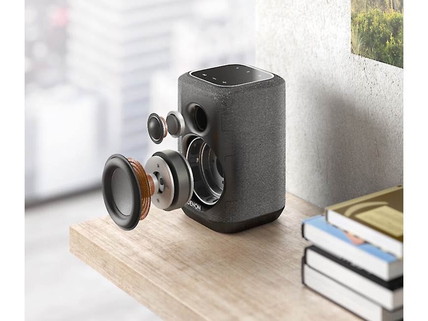 Denon Home 150 (Black) Wireless powered speaker with HEOS Built-in