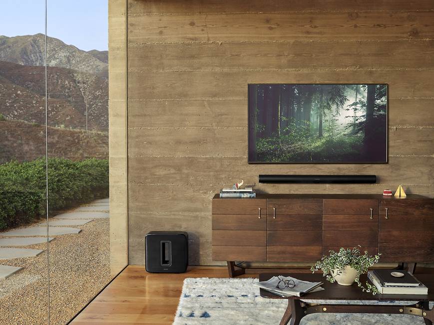 Sonos Sub (Gen 3) (Black) Wireless subwoofer for compatible Sonos