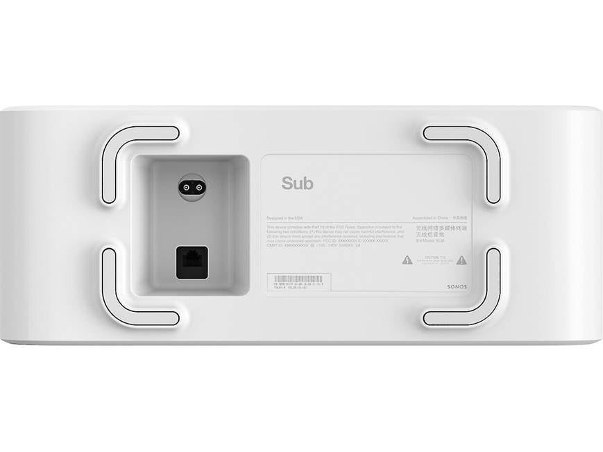 Sonos Sub (Gen 3) (White) Wireless subwoofer for compatible Sonos