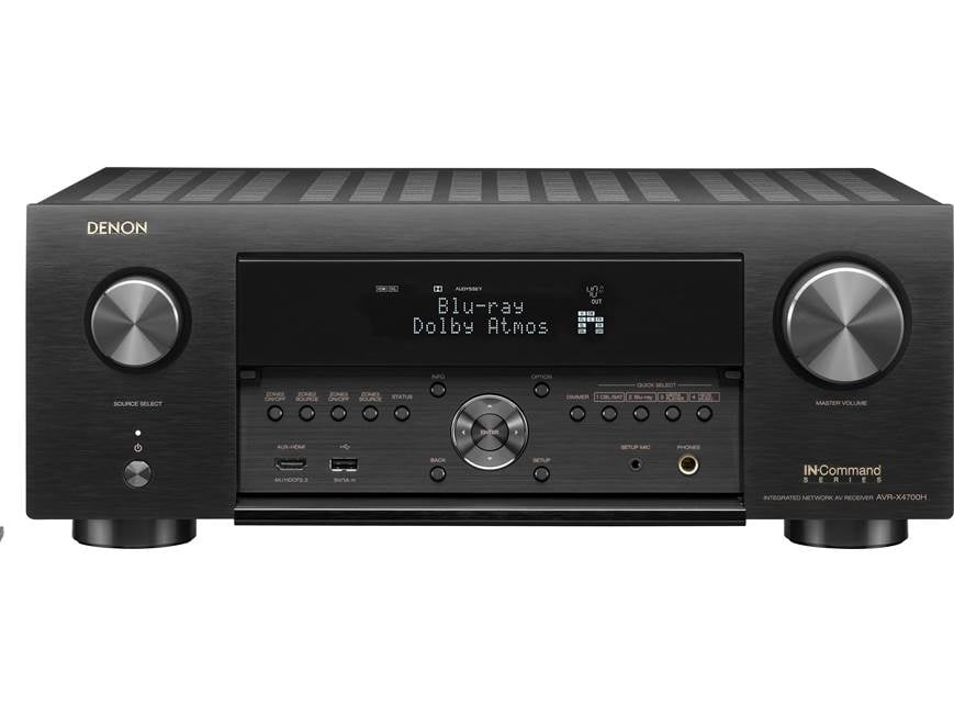 Denon AVR-X4700H 9.2-channel home theatre receiver with Wi-Fi