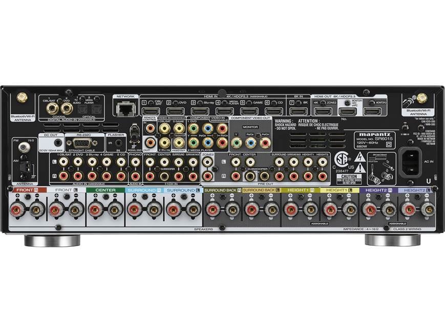 Marantz SR6015 9.2-channel home theatre receiver with Dolby Atmos