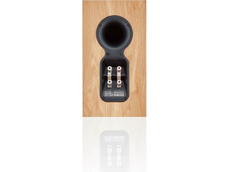 Bowers & Wilkins 606 S2 Anniversary Edition (Oak/White) Bookshelf