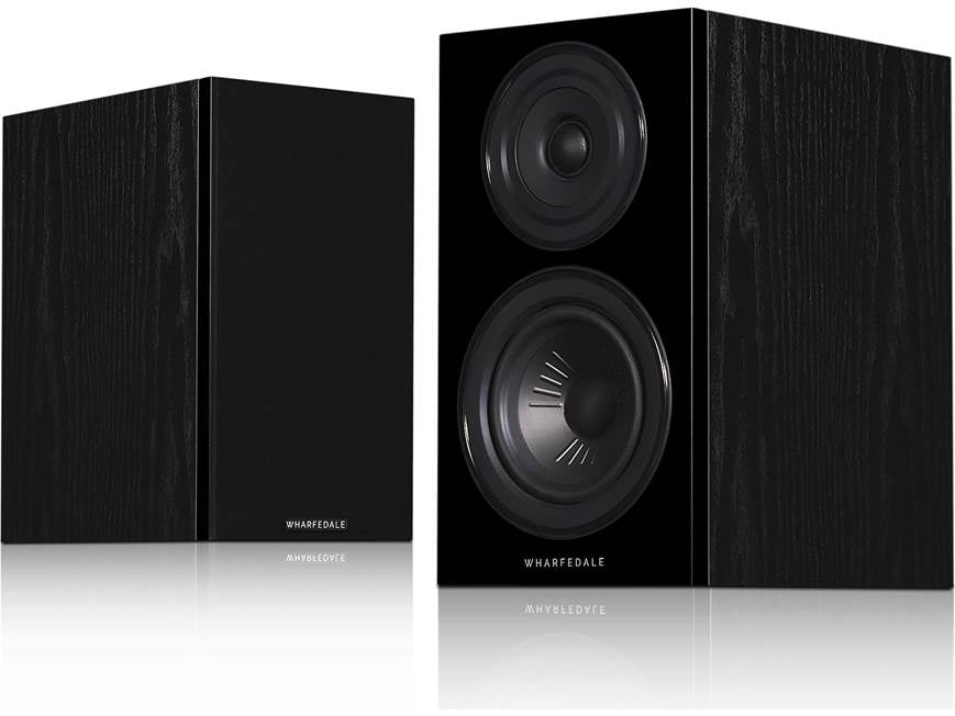 Wharfedale Diamond 12.1 (Black) Bookshelf speakers (Black) at