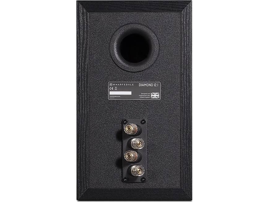 Wharfedale Diamond 12.1 (Black) Bookshelf speakers (Black) at