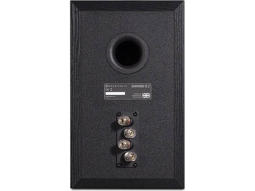 Wharfedale Diamond 12.2 (Black) Bookshelf speakers (Black) at
