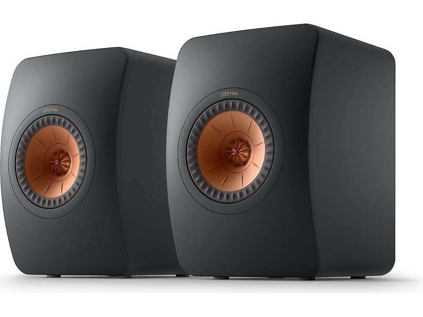 スピーカー・ウーファー KEF LS50 Mata KEF LS50 Meta (Carbon Black) Bookshelf speakers (Carbon Black) at
