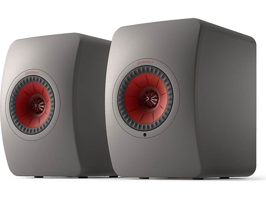 KEF LS50 Wireless II (Titanium Grey) Powered stereo speakers with