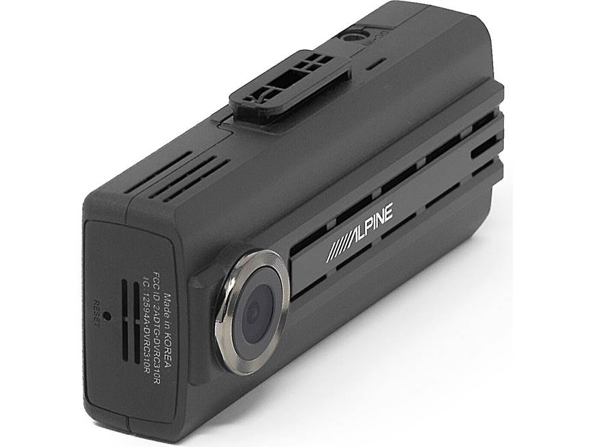 Alpine DVR-C310R HD dash cam with Wi-Fi and included rear-view cam