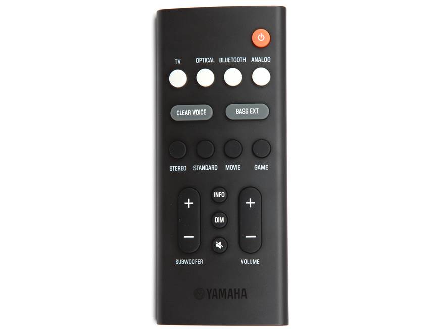 Yamaha SR-C20A Powered sound bar with built-in subwoofer and