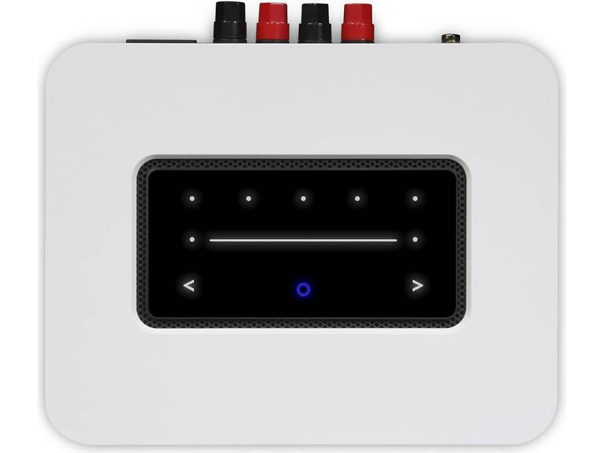 Bluesound POWERNODE (White) Streaming music player with built-in