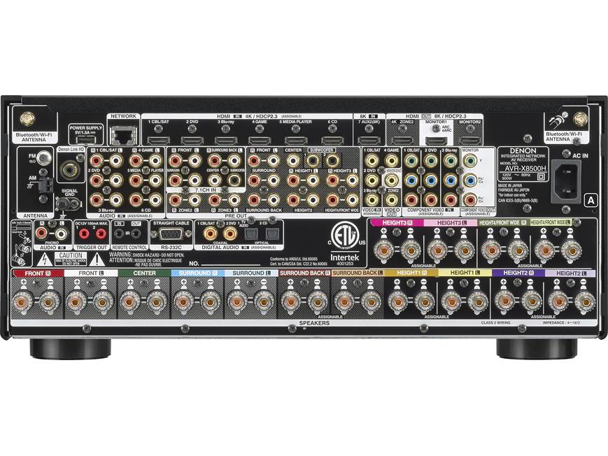 Denon AVR-X8500HA 13.2-channel home theatre receiver with Dolby