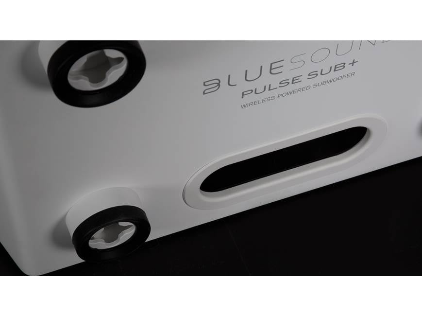 Bluesound PULSE SUB+ (White) Wireless powered subwoofer for