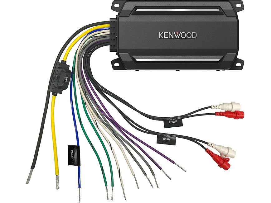 KENWOOD オーディオボード Kenwood KAC-8405 4-channel car amplifier — 60 watts RMS x 4 (New