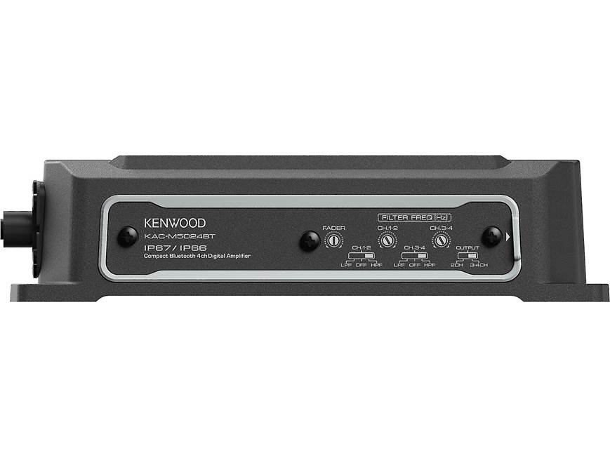 Kenwood KAC-M5024BT Compact 4-channel powersports/marine amplifier