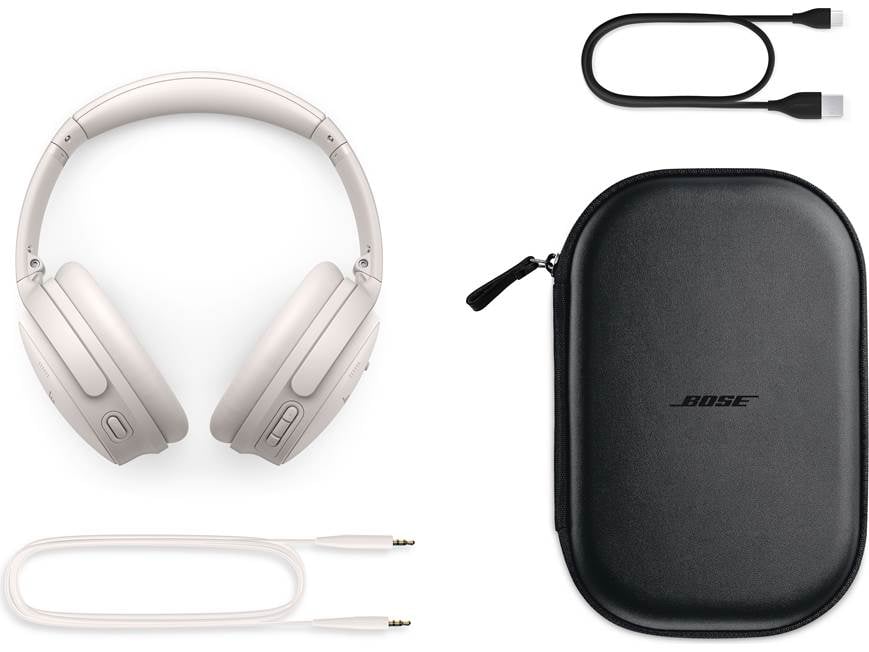 Bose® QuietComfort® 45 (White) Over-ear Bluetooth® wireless noise