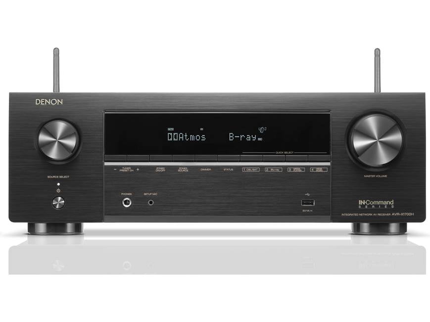 Denon AVR-X1700H 7.2-channel home theatre receiver with Wi-Fi