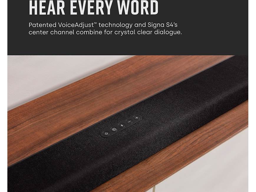 Polk Audio Signa S4 Powered 3.1.2-channel sound bar and wireless