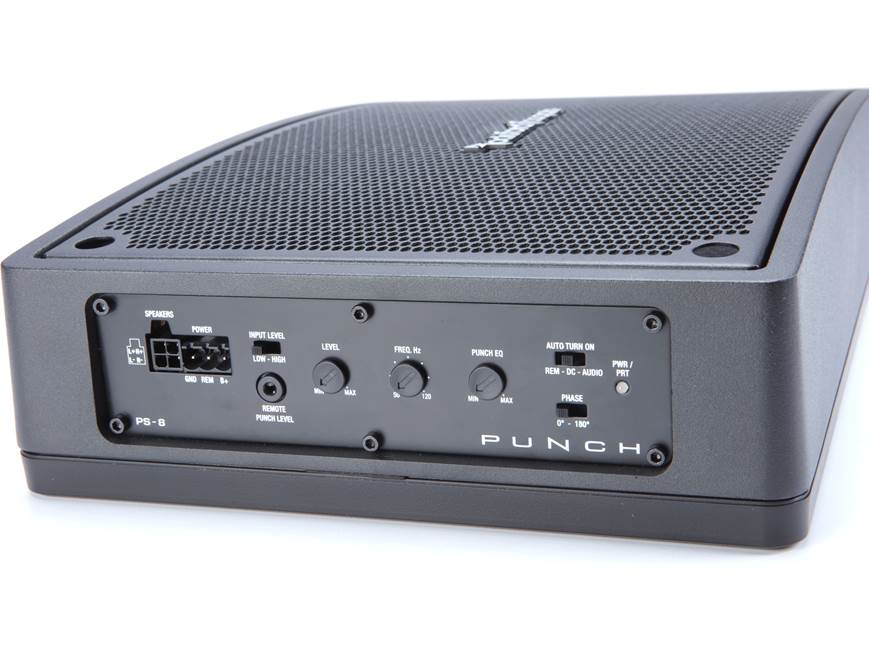 Rockford Fosgate PS-8 Punch compact powered subwoofer with 8 Rockford Fosgate PS-8 Punch compact powered subwoofer with 8
