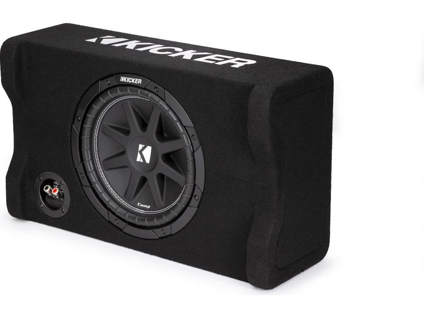 Kicker 48CDF104 Comp Series sealed down-firing enclosure with 10