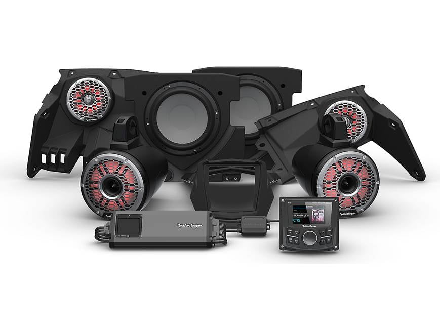 カーオーディオ Crewing Vega + Rockford fosgate Rockford Fosgate X317-STG6 Stage 6 audio upgrade kit for select