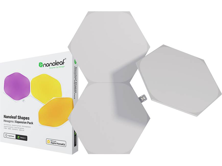 Nanoleaf Shapes Expansion Pack (3 Hexagons) Add-on panels for