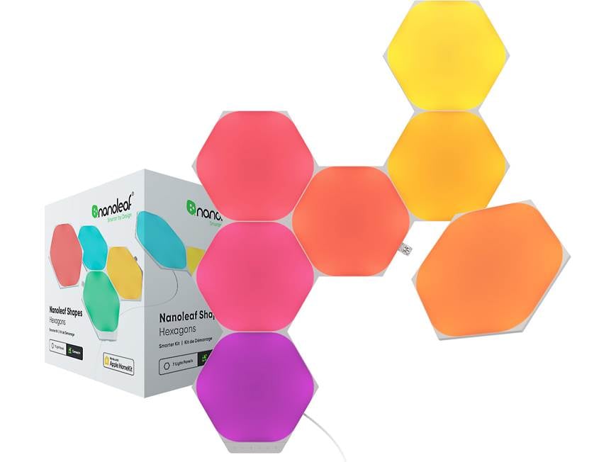 Nanoleaf Shapes Hexagon Smarter Kit Base kit with 7 hexagonal