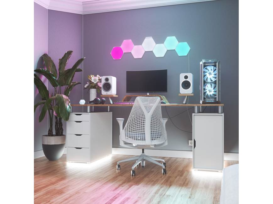 Nanoleaf Shapes Hexagon Smarter Kit Base kit with 7 hexagonal