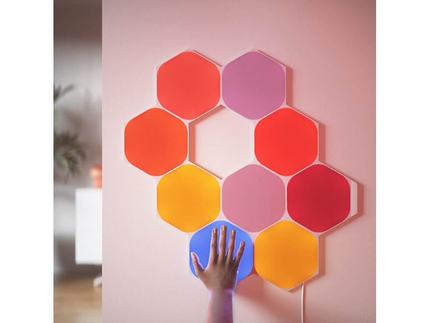 Nanoleaf Shapes Hexagon Smarter Kit Base kit with 7 hexagonal
