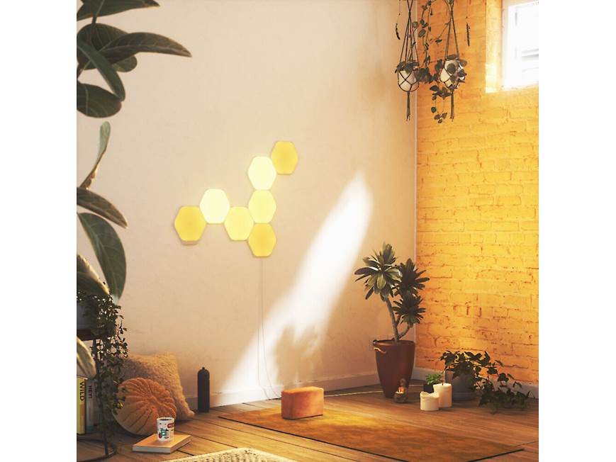 Nanoleaf Shapes Hexagon Smarter Kit Base kit with 7 hexagonal