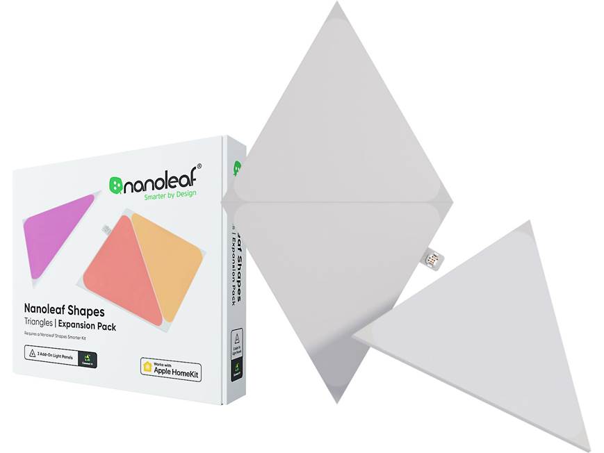 Nanoleaf Shapes Expansion Pack (3 Triangles) Add-on panels for