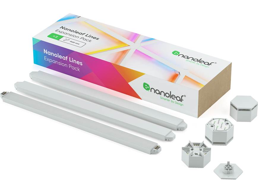 Nanoleaf Lines Expansion Pack Add-on light bars for Lines base kit