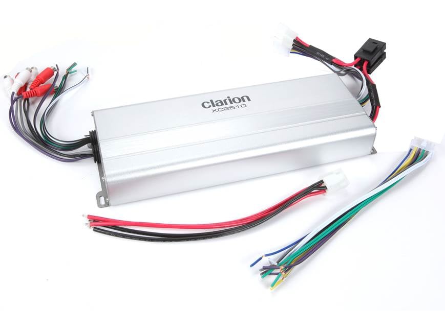 Clarion A150 25W + 25W パワーアンプ、レベルインジケーター Clarion XC2510 Compact 5-channel amplifier — 50 watts RMS x 4 at 4