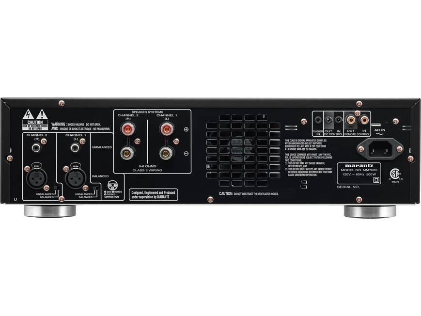 Marantz MM7025 Stereo power amplifier at Crutchfield Canada
