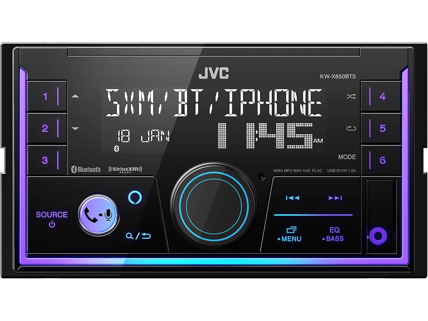 JVC KW-X850BTS Digital media receiver at Crutchfield Canada