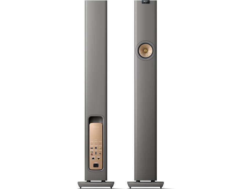 KEF LS60 Wireless (Titanium Grey) Powered stereo speakers with Wi