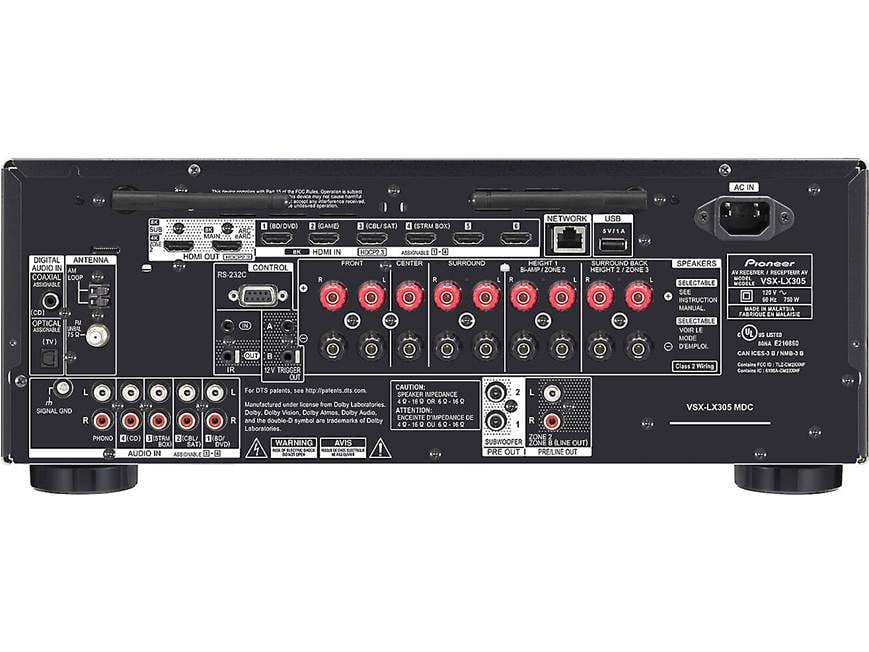 Pioneer Elite VSX-LX305 9.2-channel home theatre receiver with