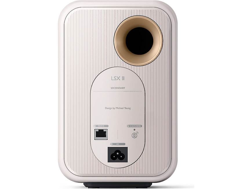 KEF LSX II (Mineral White, Satin) Powered speakers with Wi-Fi