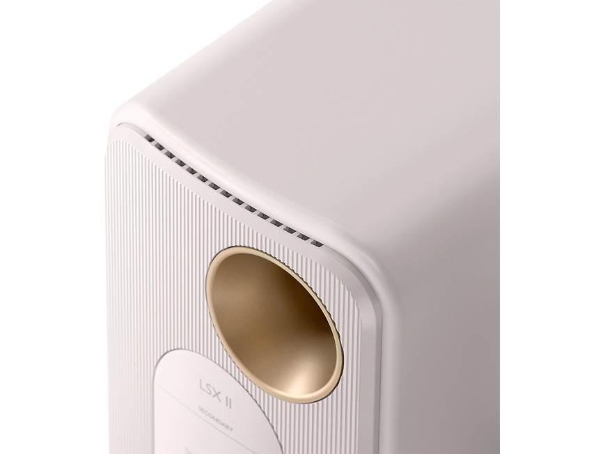 KEF LSX II (Mineral White, Satin) Powered speakers with Wi-Fi