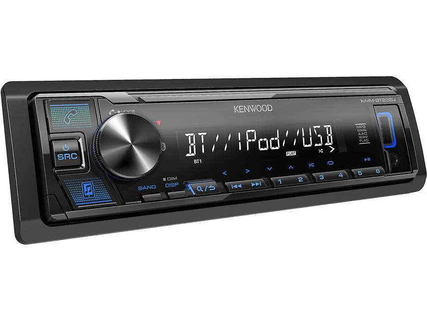 KENWOOD　カーオーディオ　Bluetooth Kenwood KMM-BT232U Digital media receiver (does not play discs) at