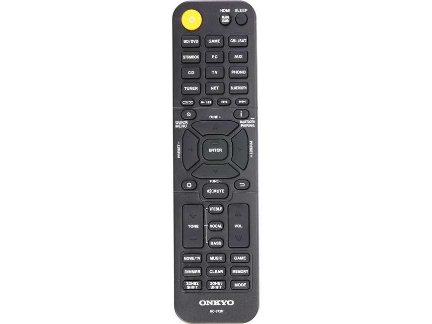 Onkyo TX-NR696 7.2-channel home theatre receiver with Wi-Fi