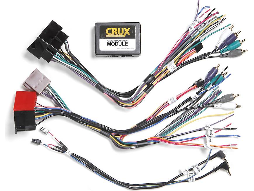 Crux SWRAD-55 Wiring Interface Connect a new car stereo and retain